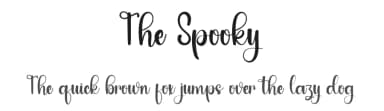 The Spooky by PiPi Creative STUDIO — Script Handwritten Font — thumbnail 1