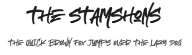 The Stamshons by Sabrcreative — Script Handwritten Font — thumbnail 1