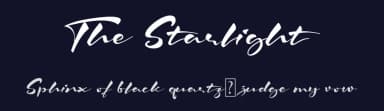 The Starlight by Typeline Studio — Script Handwritten Font — thumbnail 2
