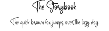 The Storybook by Scratchones — Script Handwritten Font — thumbnail 1