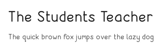 The Students Teacher by Brixdee — Script Handwritten Font