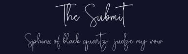 The Submit by Bluestype Studio — Script Handwritten Font — thumbnail 2