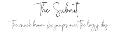The Submit by Bluestype Studio — Script Handwritten Font — thumbnail 1