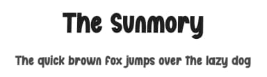 The Sunmory by Scratchones — Script Handwritten Font — thumbnail 1