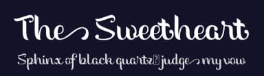 The Sweetheart by Doehantz Studio — Script Handwritten Font — thumbnail 2