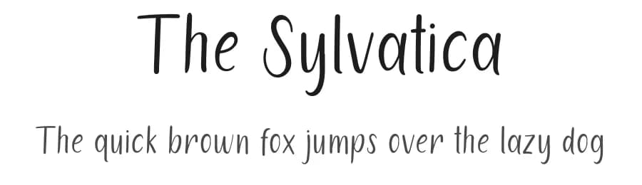 The Sylvatica by Eko Samp — Script Handwritten Font