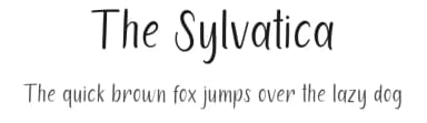 The Sylvatica by Eko Samp — Script Handwritten Font — thumbnail 1