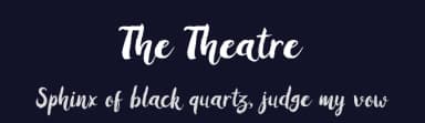The Theatre by Barland — Script Handwritten Font — thumbnail 2