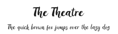 The Theatre by Barland — Script Handwritten Font — thumbnail 1