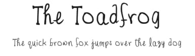 The Toadfrog by FontPanda — Script Handwritten Font — thumbnail 1