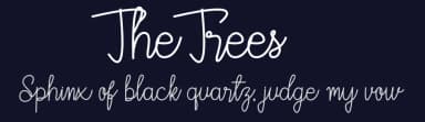 The Trees by Kateeng Ciu — Script Handwritten Font — thumbnail 2