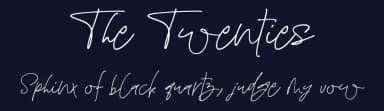 The Twenties by Ayca Atalay — Script Handwritten Font — thumbnail 2