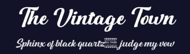 The Vintage Town by Din Studio — Script Handwritten Font — thumbnail 2