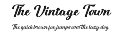 The Vintage Town by Din Studio — Script Handwritten Font — thumbnail 1