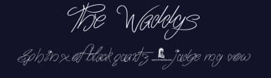 The Waddys by JSH creates — Script Handwritten Font — thumbnail 2