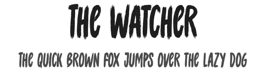 The Watcher by Cat.B — Script Handwritten Font
