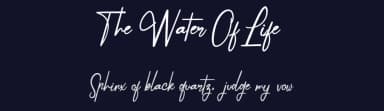 The Water Of Life by Kateeng Ciu — Script Handwritten Font — thumbnail 2