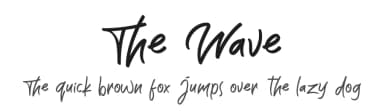 The Wave by Blue Studio09 — Script Handwritten Font — thumbnail 1