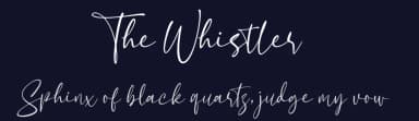 The Whistler by Abas Creative — Script Handwritten Font — thumbnail 2