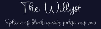 The Willyst by greataris — Script Handwritten Font — thumbnail 2