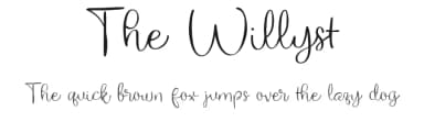 The Willyst by greataris — Script Handwritten Font — thumbnail 1