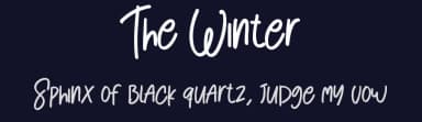 The Winter — Decorative Font — thumbnail 2