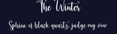 The Winter by Scratchones — Script Handwritten Font — thumbnail 2