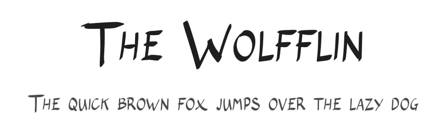 The Wolfflin by Letterature Std. — Script Handwritten Font — preview 1