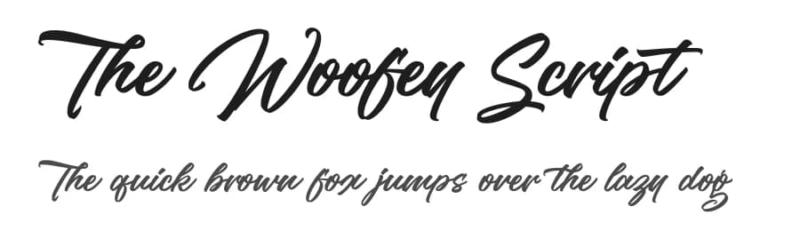 The Woofey Script by Thirtypath — Script Handwritten Font