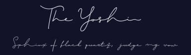 The Yoshi by Chichucha — Script Handwritten Font — thumbnail 2
