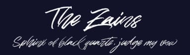 The Zains by Pathero Studio — Script Handwritten Font — thumbnail 2