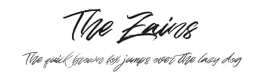 The Zains by Pathero Studio — Script Handwritten Font — thumbnail 1