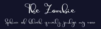 The Zombie by Luluk Surotul — Script Handwritten Font — thumbnail 2