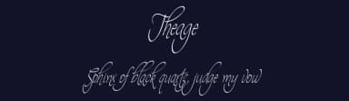 Theage by itypeface — Script Handwritten Font — thumbnail 2