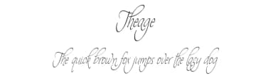 Theage by itypeface — Script Handwritten Font — thumbnail 1