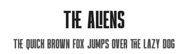 The Aliens by Almarkhatype — Sans Serif Font — thumbnail 1