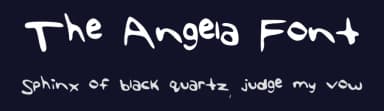 The Angela Font by Annie Cresta — Script Handwritten Font — thumbnail 2