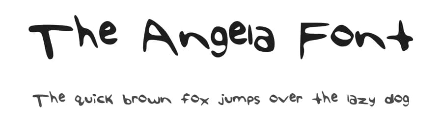 The Angela Font by Annie Cresta — Script Handwritten Font