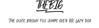 Thebig by NihStudio — Script Handwritten Font — thumbnail 1