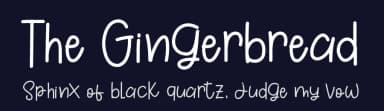 The Gingerbread by Julio Laily Domingo Ahad — Script Handwritten Font — thumbnail 2