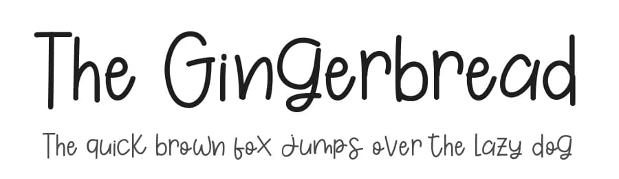 The Gingerbread by Julio Laily Domingo Ahad — Script Handwritten Font — preview 1