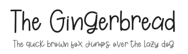 The Gingerbread by Julio Laily Domingo Ahad — Script Handwritten Font — thumbnail 1
