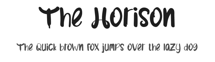 The Horison by Muharima Rasyid — Script Handwritten Font — preview 1