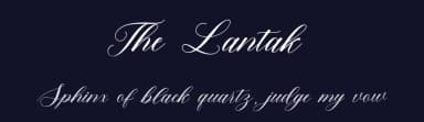 The Lantak by mightype — Script Handwritten Font — thumbnail 2