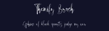 Themify Brush by 177Studio — Script Handwritten Font — thumbnail 2