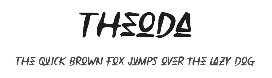 Theoda by Rhidtype β Script Handwritten Font