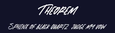 Theorem by Vunira Design — Script Handwritten Font — thumbnail 2
