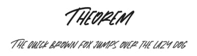 Theorem by Vunira Design — Script Handwritten Font — thumbnail 1