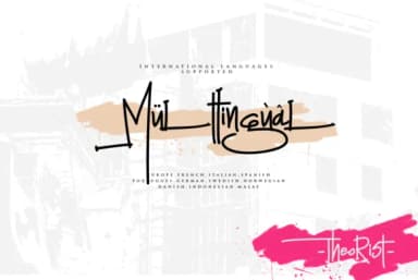 Theorist Font by I Do Not Sleep — Script Handwritten Font — thumbnail 7