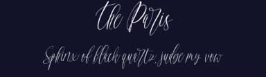The Paris by Mycandythemes — Script Handwritten Font — thumbnail 2